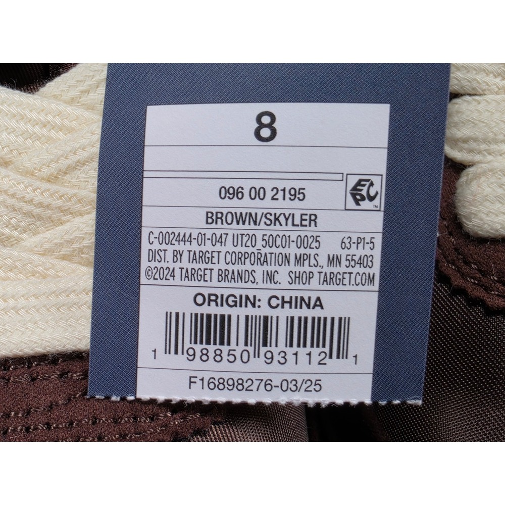 Universal Thread Skyler Brown Satin Jogger Sneakers Memory Foam Womens 8 - Picture 2 of 6
